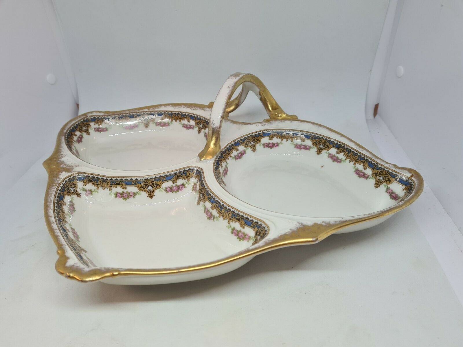 Limoges porcelain presentation dish