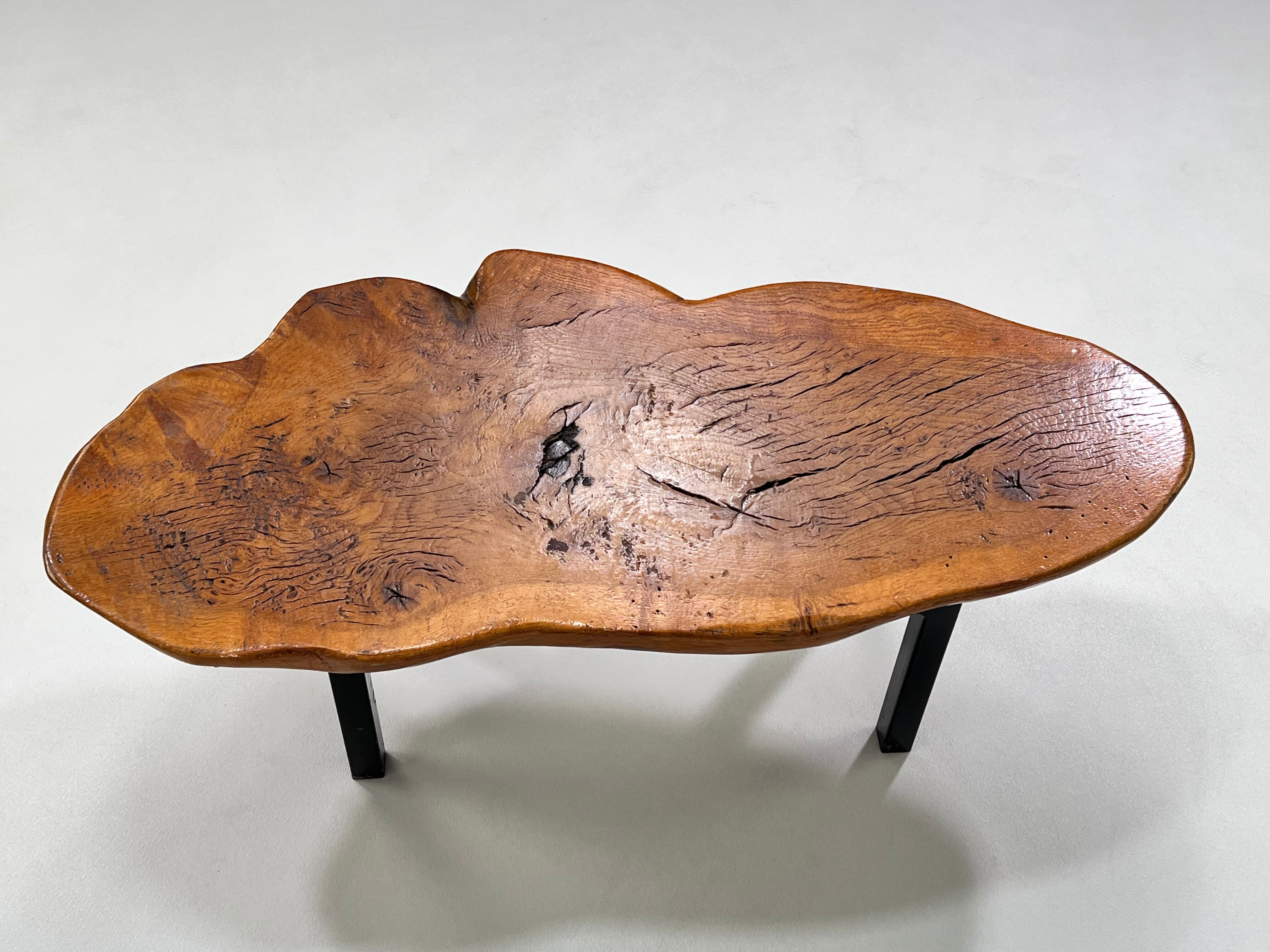 Tree trunk coffee table 50s