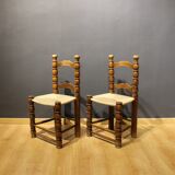 Pair of rustic chairs