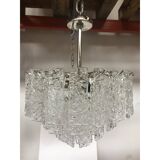 Lot de 2 lustres en verre de murano