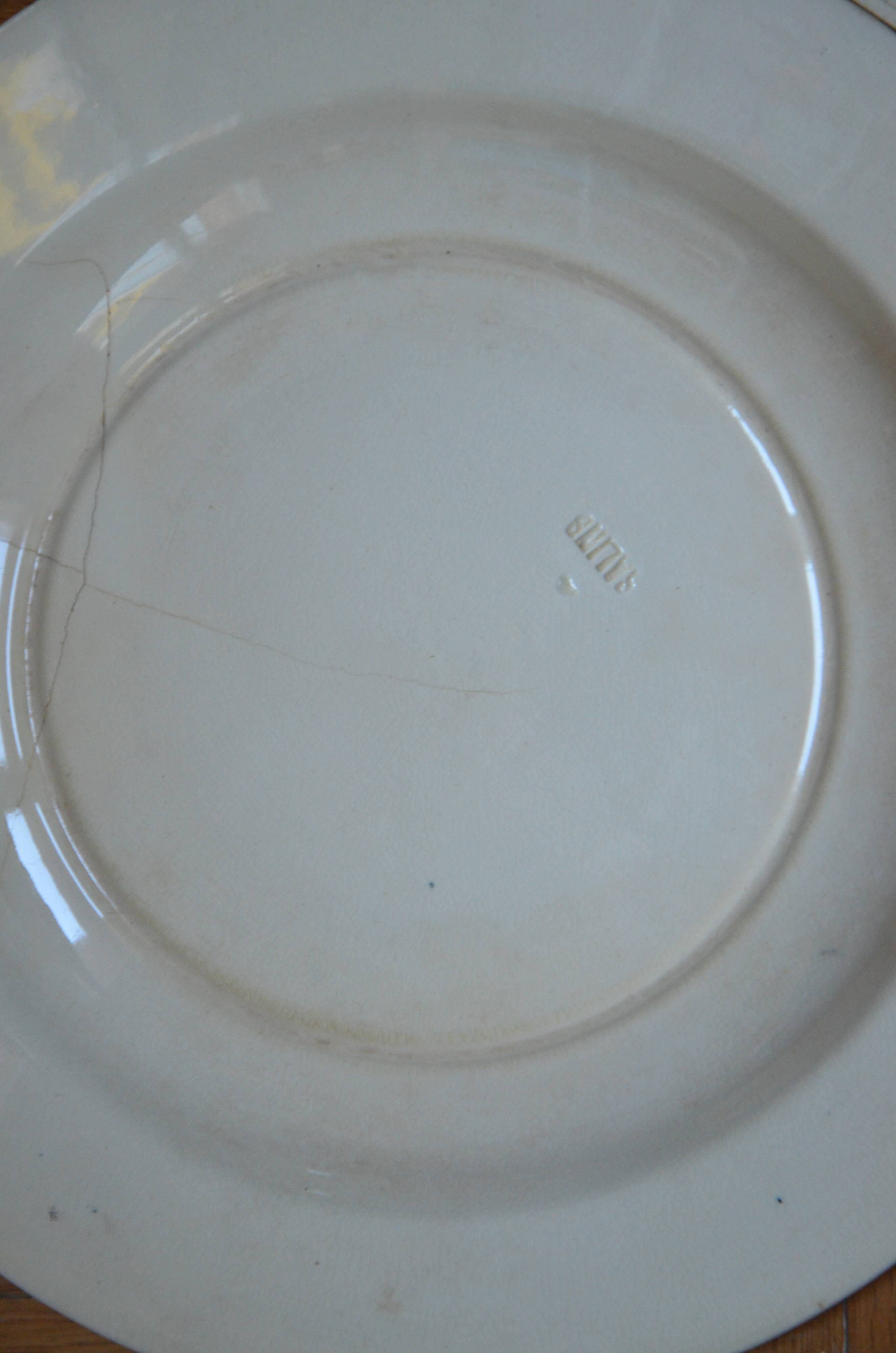 Lot 6 plates old creves Saxony