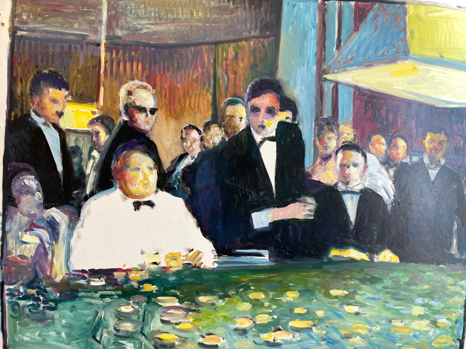 Portrait of players by Patrcie Landauer