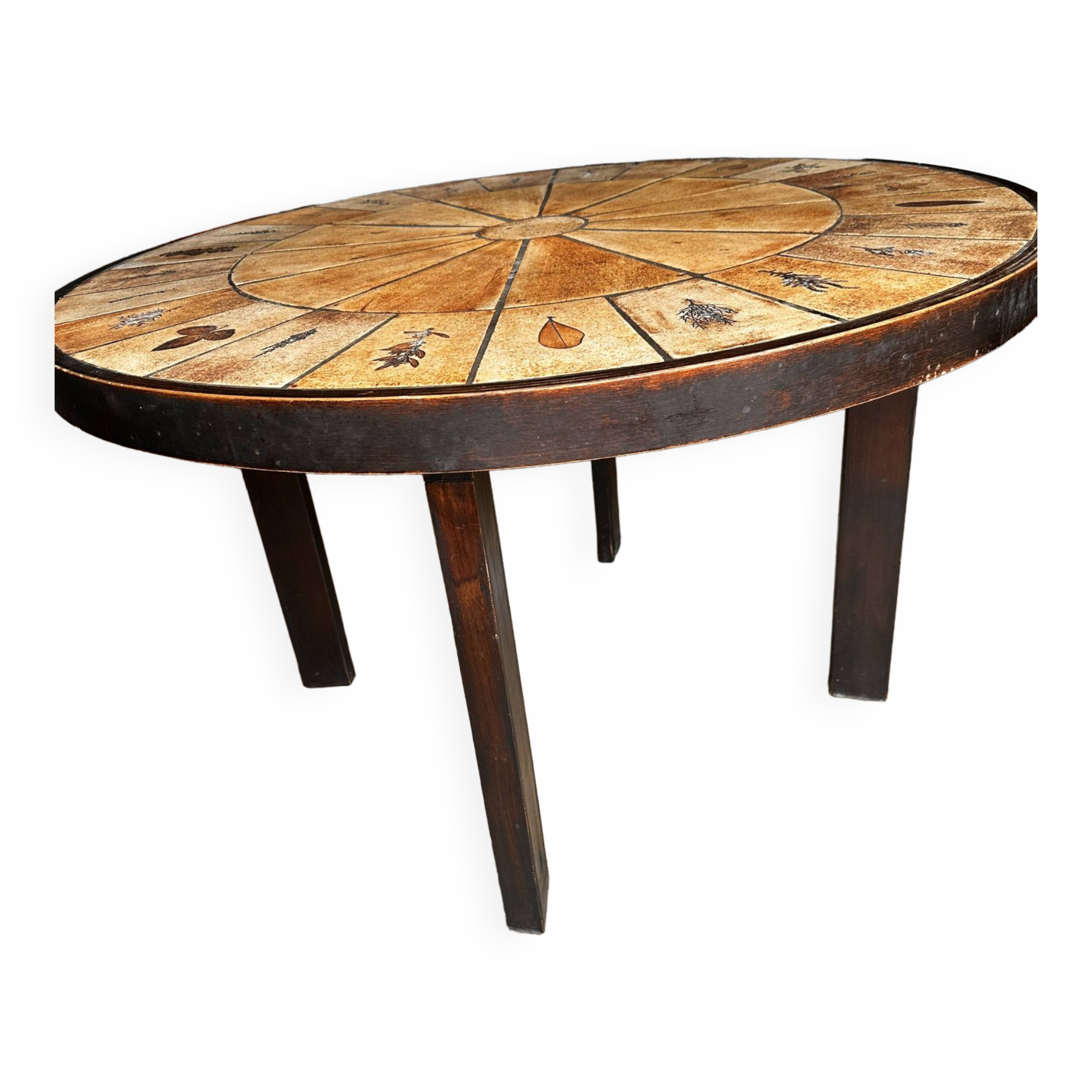 Roger Capron herbarium table