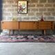 Vintage Scandinavian teak sideboard, 1970.