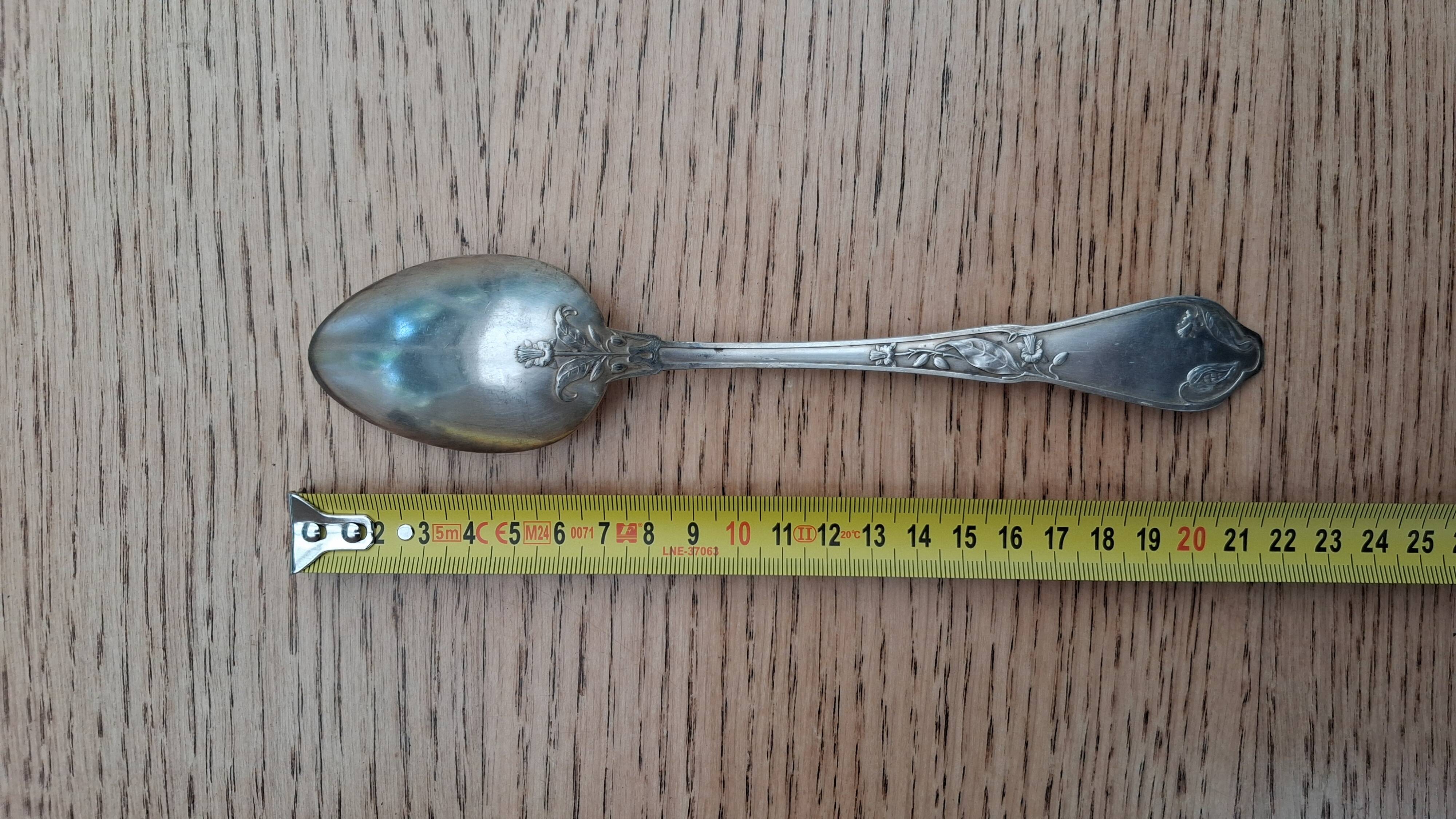 Large Art Nouveau Boulenger cocoa spoons