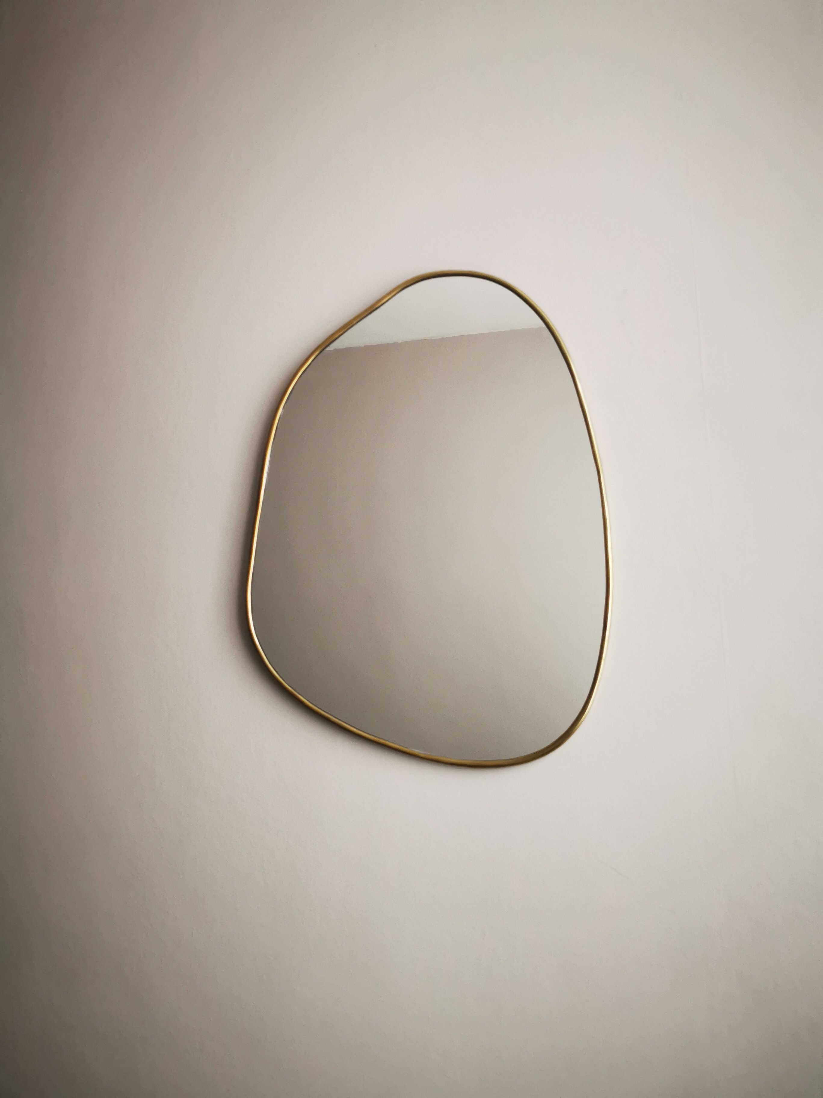 Brass mirror 60x45cm