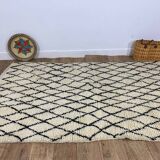 Handmade moroccan berber rug 210 x 130 cm