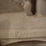 Plaster busts "margherita and faust" from the 50s