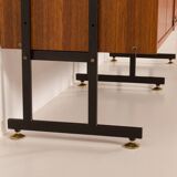 Italian vintage free standing wall unit or room divider by IMB , 1970s