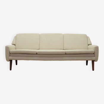 Cream sofa, Danish design, 1970s, production: Denmark