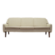 Canapé crème, design danois, années 1970, production : Danemark