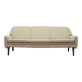 Canapé crème, design danois, années 1970, production : Danemark