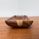 Teak bowl from the mid-century, 1960s.
