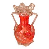 Murano blown glass vase 60s