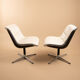 Pair of chairs by Charles Pollock, knoll 60