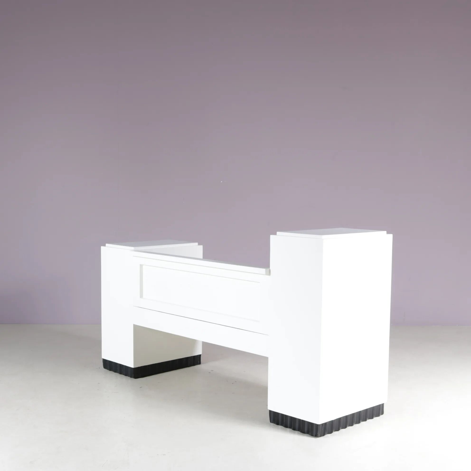 1930s Wiener Werkstätte style bench from Austria