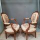 Paire de fauteuils style Louis XVI