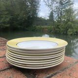 Yellow plates with relief Moulins des Loups - Orchies