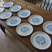 Service de 10 assiettes à dessert vintages par Sovirel