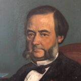 Portrait of a man, oil on canvas, 19th century