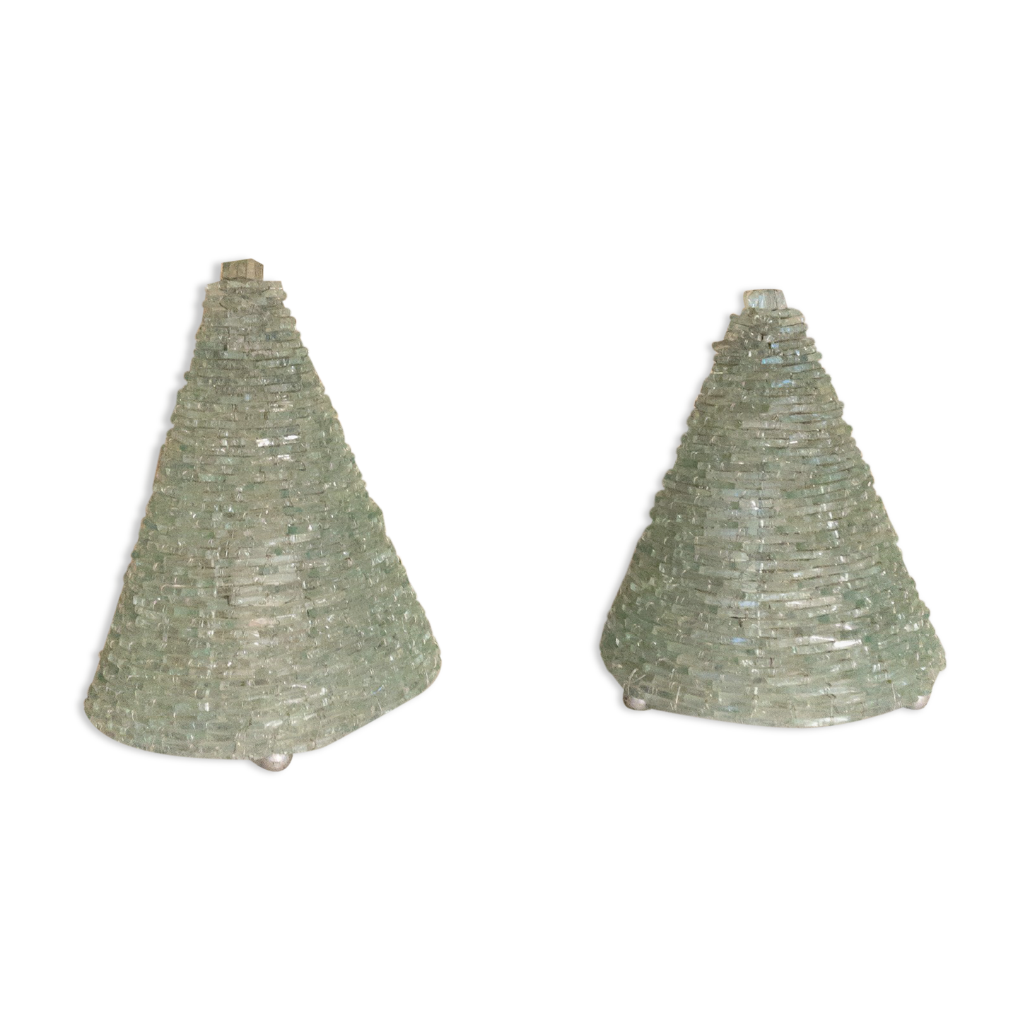 Paire de lampes en verre design d’Éric Debras