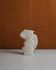 Vase en céramique de studio vintage des années 1970, grès avec forme abstraite ajourée