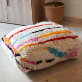 Pouf tapis marocain azilal