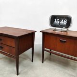 Webe bedside tables by Louis van Teeffelen, Holland 1960