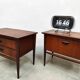 Webe bedside tables by Louis van Teeffelen, Holland 1960
