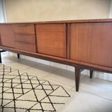 Scandinavian design sideboard in vintage teak