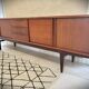 Scandinavian design sideboard in vintage teak