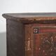 Antique painted chest with floral details (1870s) #32