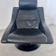 Ancien fauteuil cuir noir « move » design takashi okamura & erik marquardsen pour nelo années 1970 scandinave