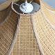 Suspension pagode vintage en raphia