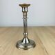 Silver metal candlestick