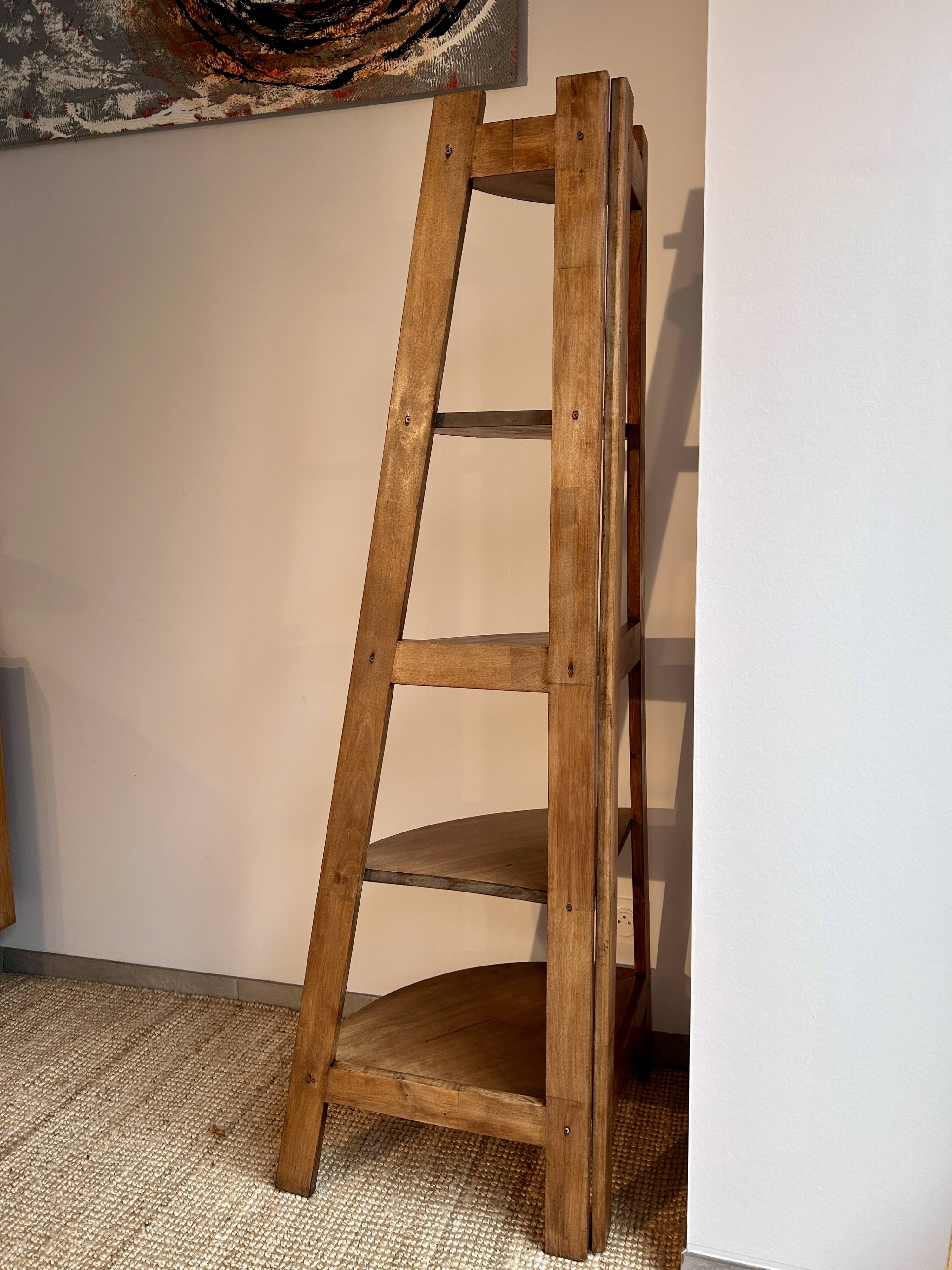 Mid-century reconstruction corner shelf