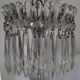 Napoleon III chandelier with crystal pendants, signed Portieux, 19th century.