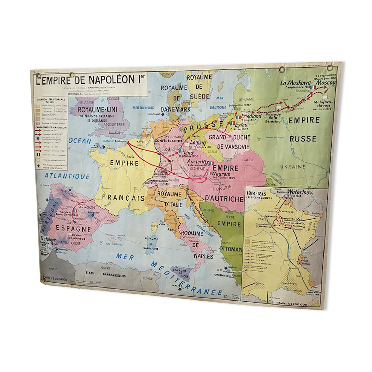 Napoleon & revolution school map