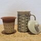 Handmade ceramic tea cups