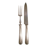 Couverts de service a decouper la viande en met.argente  style art nouveau jugenstyl