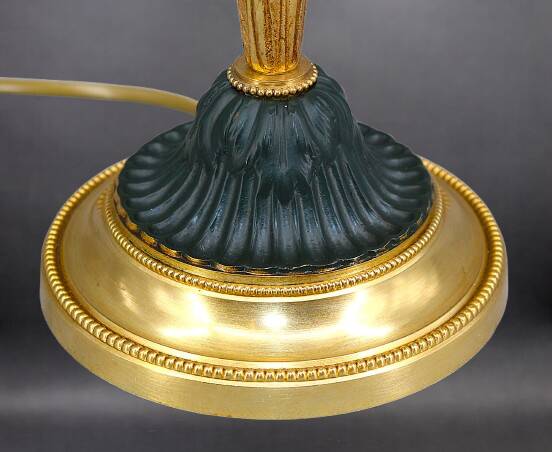 Flamboyant Pair of Candelabra/Chandeliers Solid Bronze Empire Style