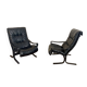 Pair of vintage Westnofa Siesta armchairs by Ingmar Relling 1960.
