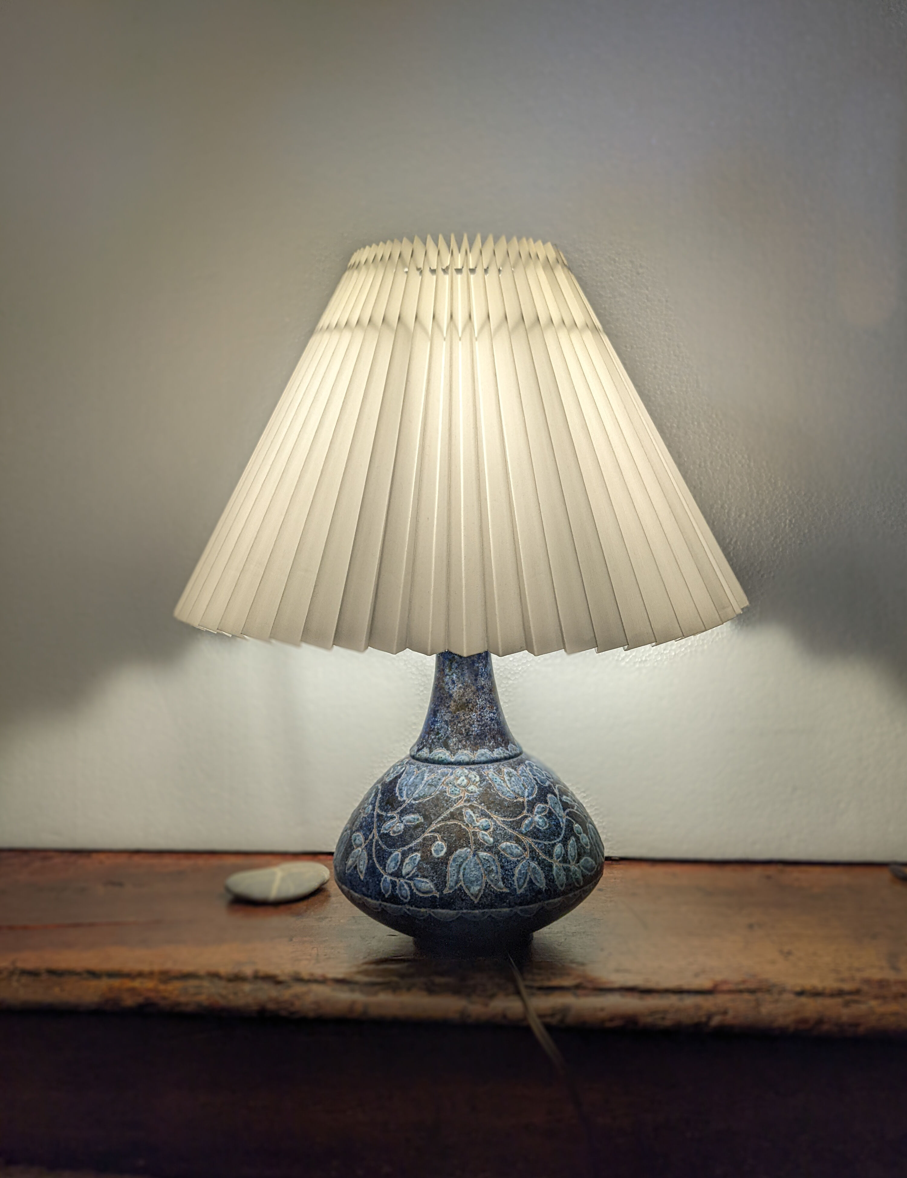 Vintage ceramic lamp, The Potters' Barn