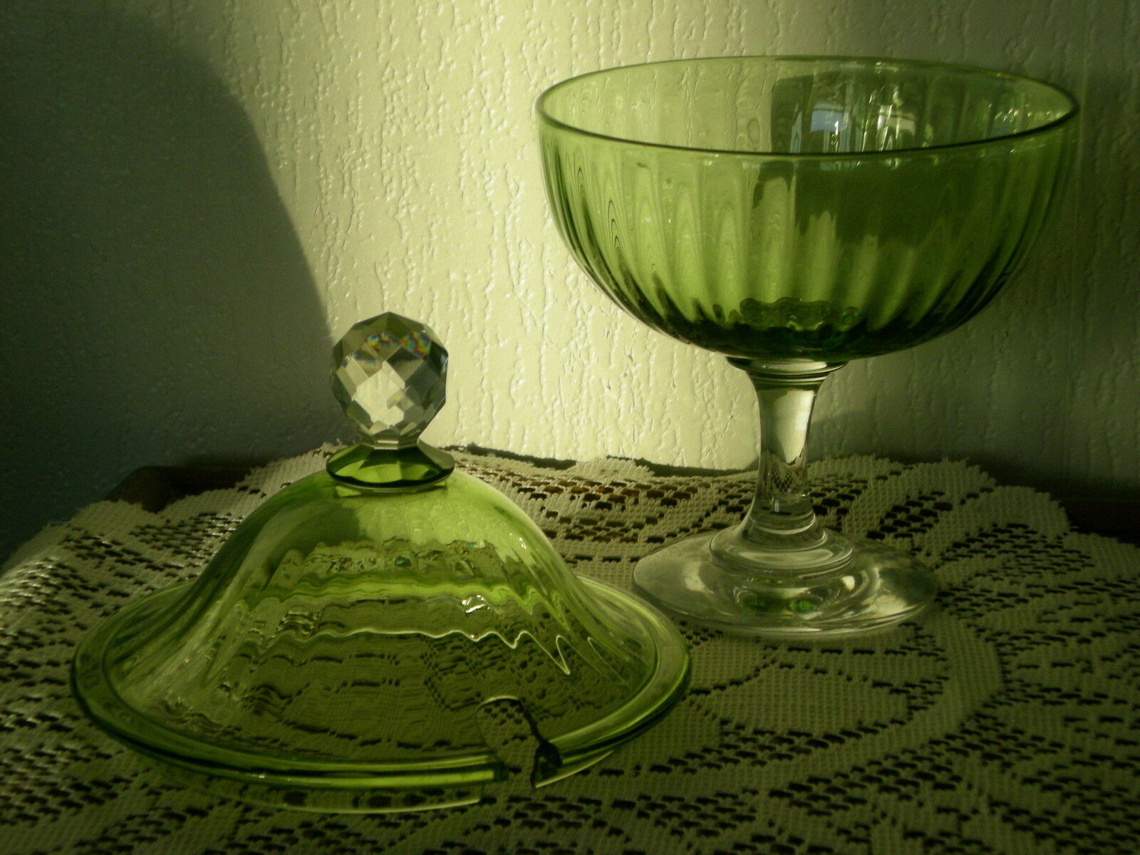 Very nice crystal caviar display