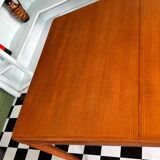 Mid Century Danish Teak Extendable Dining Table by H.W. Klein For Bramin