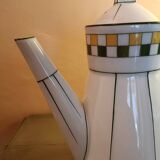 Cafetière Art déco en porcelaine