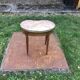 Bedside table with marble