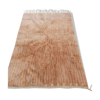 Tapis berbere beige en laine 122x182 cm