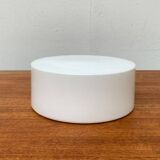 Mid-century German minimalist glass ceiling or wall lamp by Big, 1960s.