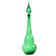 Huge Green Glass Carafe Genie Bottle Empoli Italy 63cm
